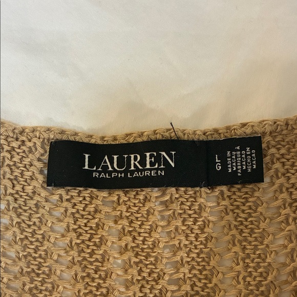 Ralph Lauren Tan Knit Tank Top - Picture 2 of 6